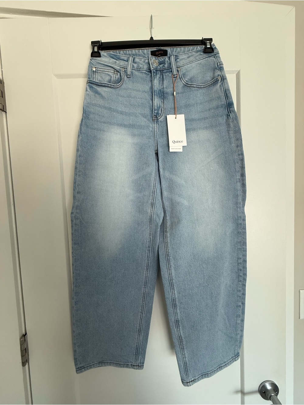Quince Bella Stretch Barrel Jeans